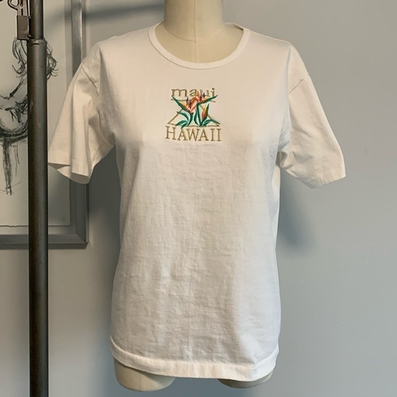 Vintage Maui Hawaii T- Shirt Single Stitch 80s - Picture 2 of 7
